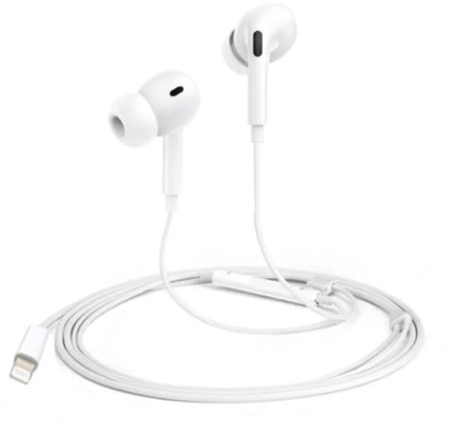 Microlab In Ear Lightning - Blanco (8978)