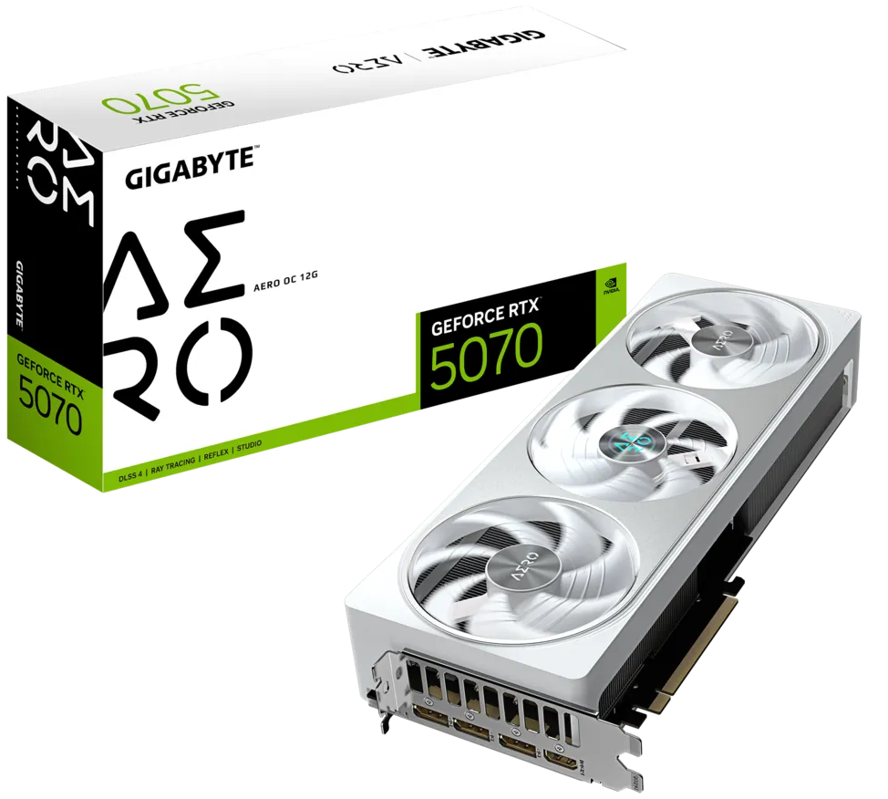 Gigabyte GeForce RTX 5070 AERO OC 12G [GV-N5070AERO OC-12GD]