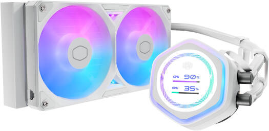 Cooler Master ML 240 Atmos II LCD - White [MLX-D24M-A25SZ-LW]