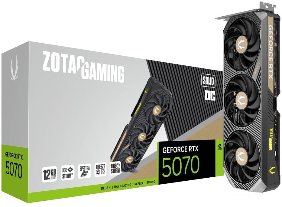 Zotac GAMING GeForce RTX 5070 SOLID OC (clone) [ZT-B50700J-10P]