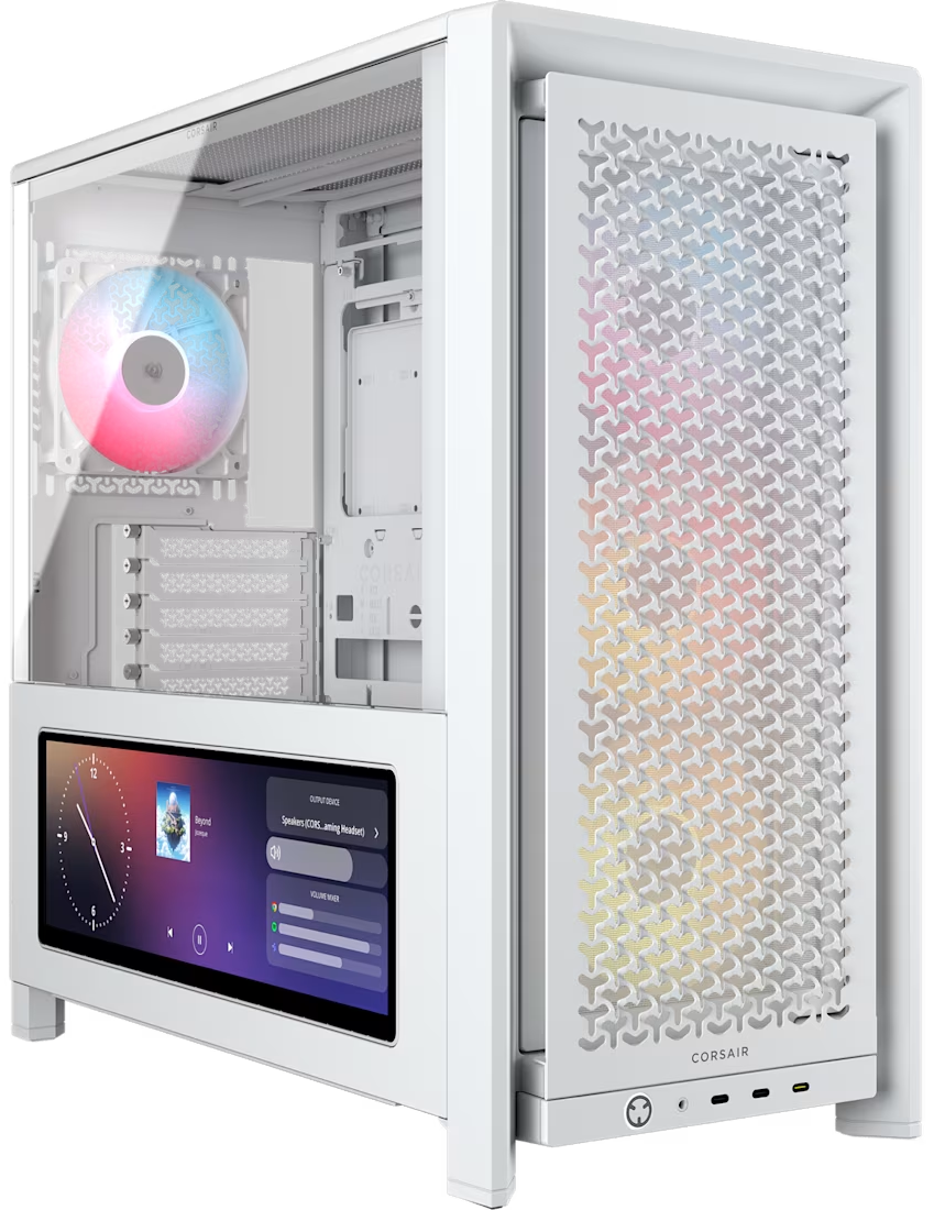 Corsair 4000D Frame RS LCD ARGB - White (CC-9011327-WW)