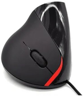Genérico Mouse Optico Vertical Ergonomico - Negro