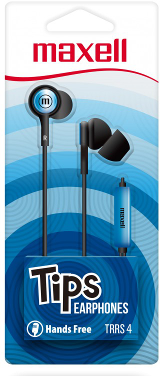 Maxell In-Tips - Negro/Azul