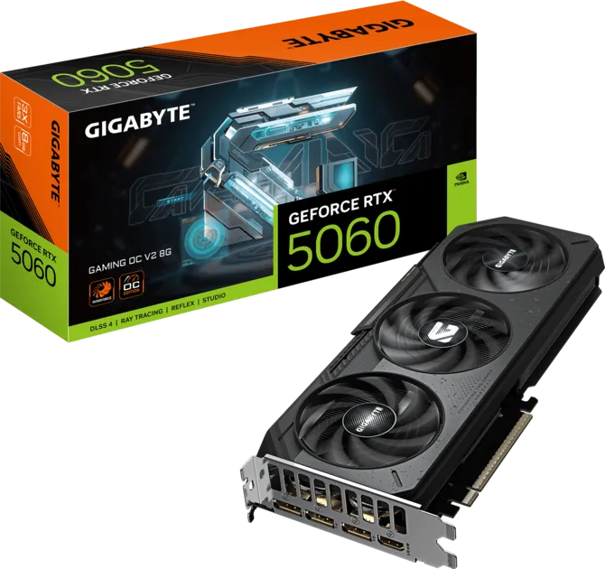 Gigabyte GeForce RTX 5060 GAMING OC 8G (clone) [GV-N5060GAMING OC-8GD]