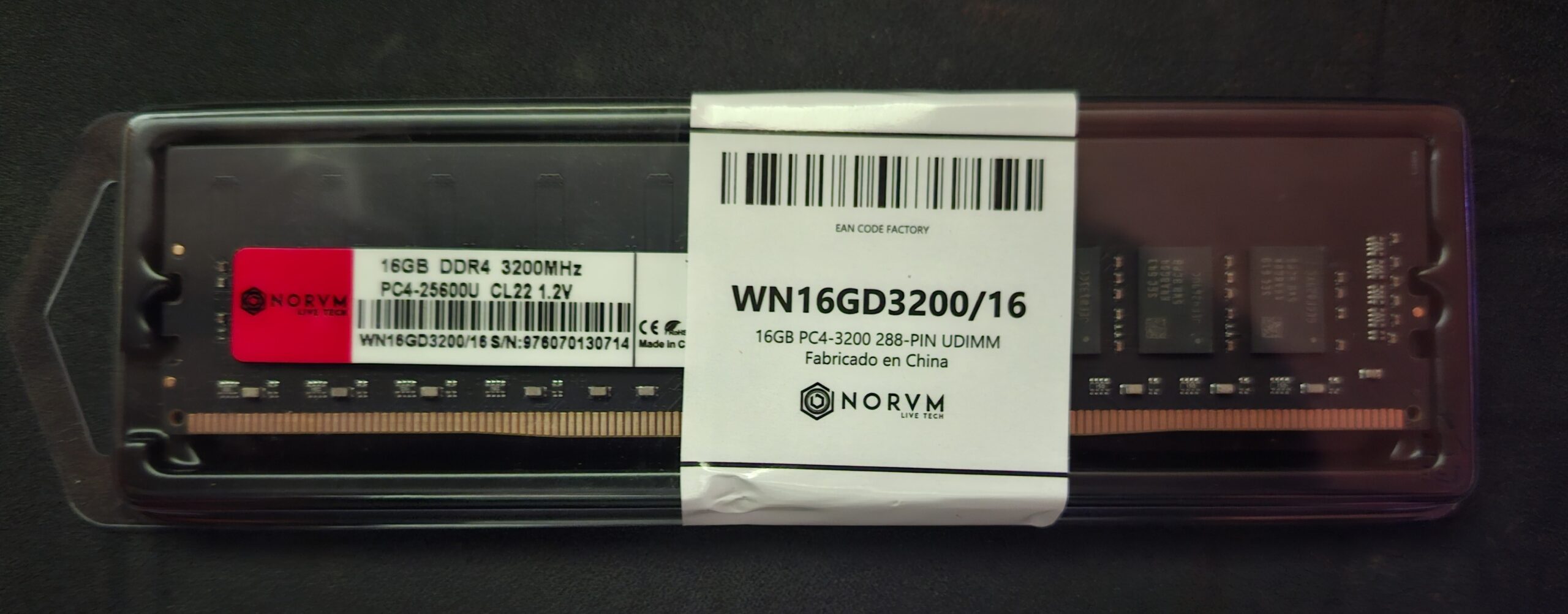 Norvm WN16GD3200/16 (1 x 16 GB | DIMM DDR4-3200)
