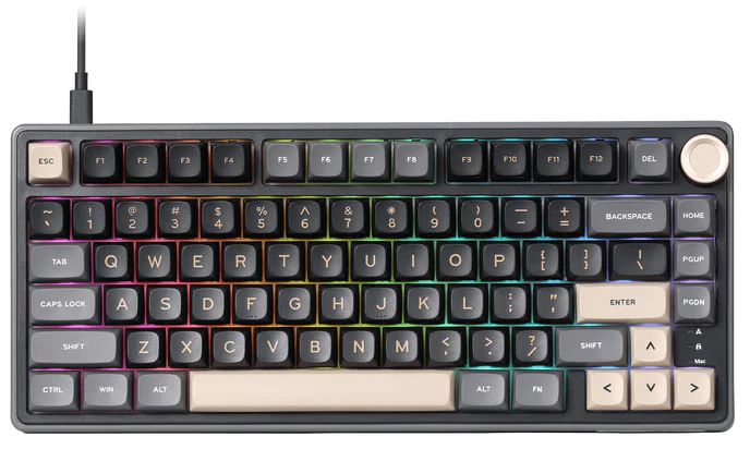 Royal Kludge R75 Black - Brown Switch
