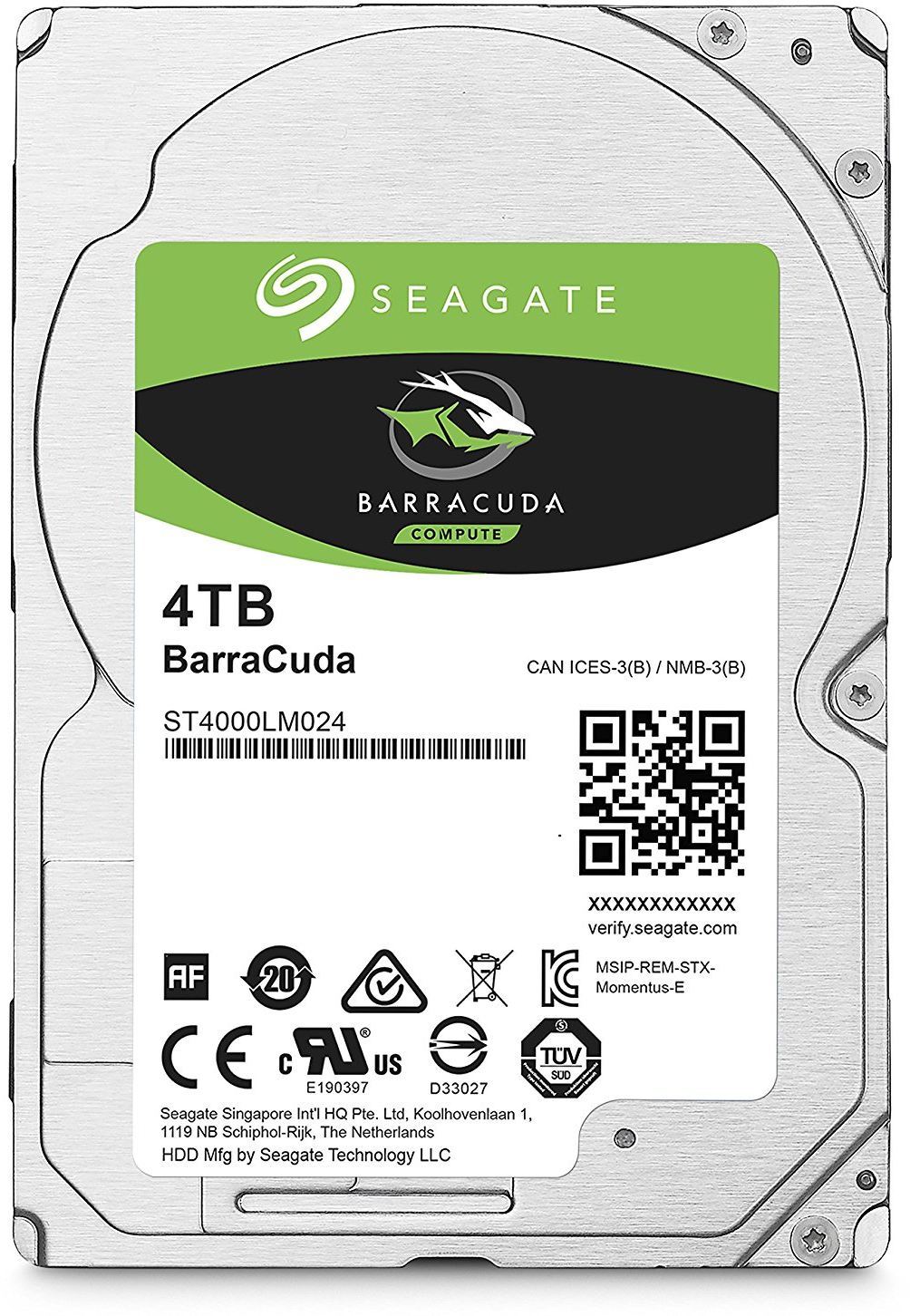 Seagate Barracuda 4 TB (ST4000LM024)