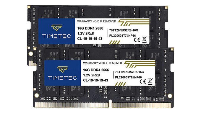 Timetec 76TT26NUS2R8-16G (2 x 16 GB | SO-DIMM DDR4-2666)