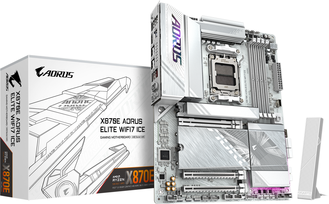Gigabyte X870E AORUS ELITE WIFI7 ICE