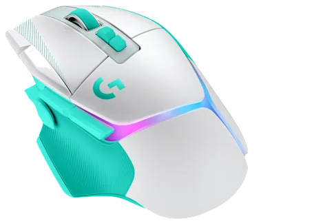 Logitech G502 X Plus - White/Mint (910-007818)