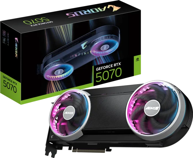 ASUS AORUS GeForce RTX 5070 INFINITY 12G [GV-N5070AORUS IF-12GD]