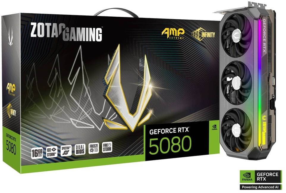 Zotac GAMING GeForce RTX 5080 AMP Extreme INFINITY [ZT-B50800B-10P]