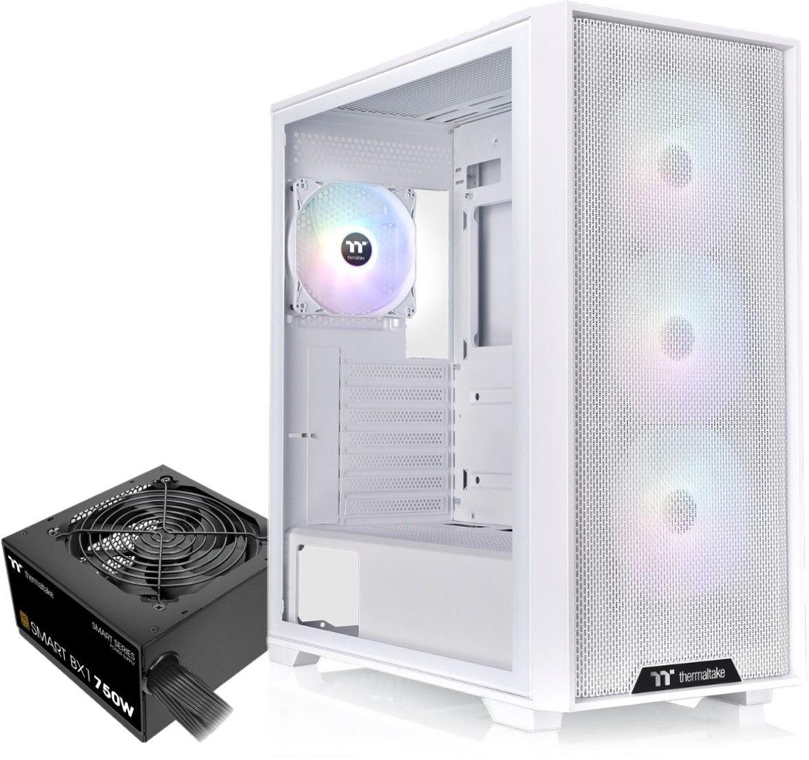 Thermaltake H390 TG ATGB C+P + PSU (Negro) (clone) (CA-3Y9-75S1WG-00)