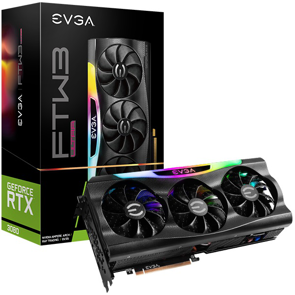 EVGA GeForce RTX 3080 FTW3 ULTRA GAMING [10G-P5-3897-KR]