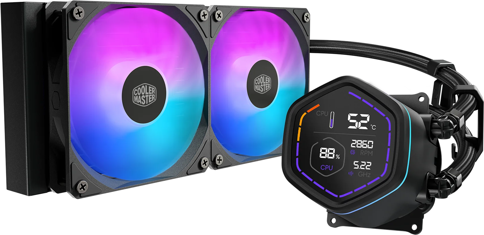 Cooler Master MasterLiquid Core Nex Series - Black [MLX-D24M-A18PA-RD]