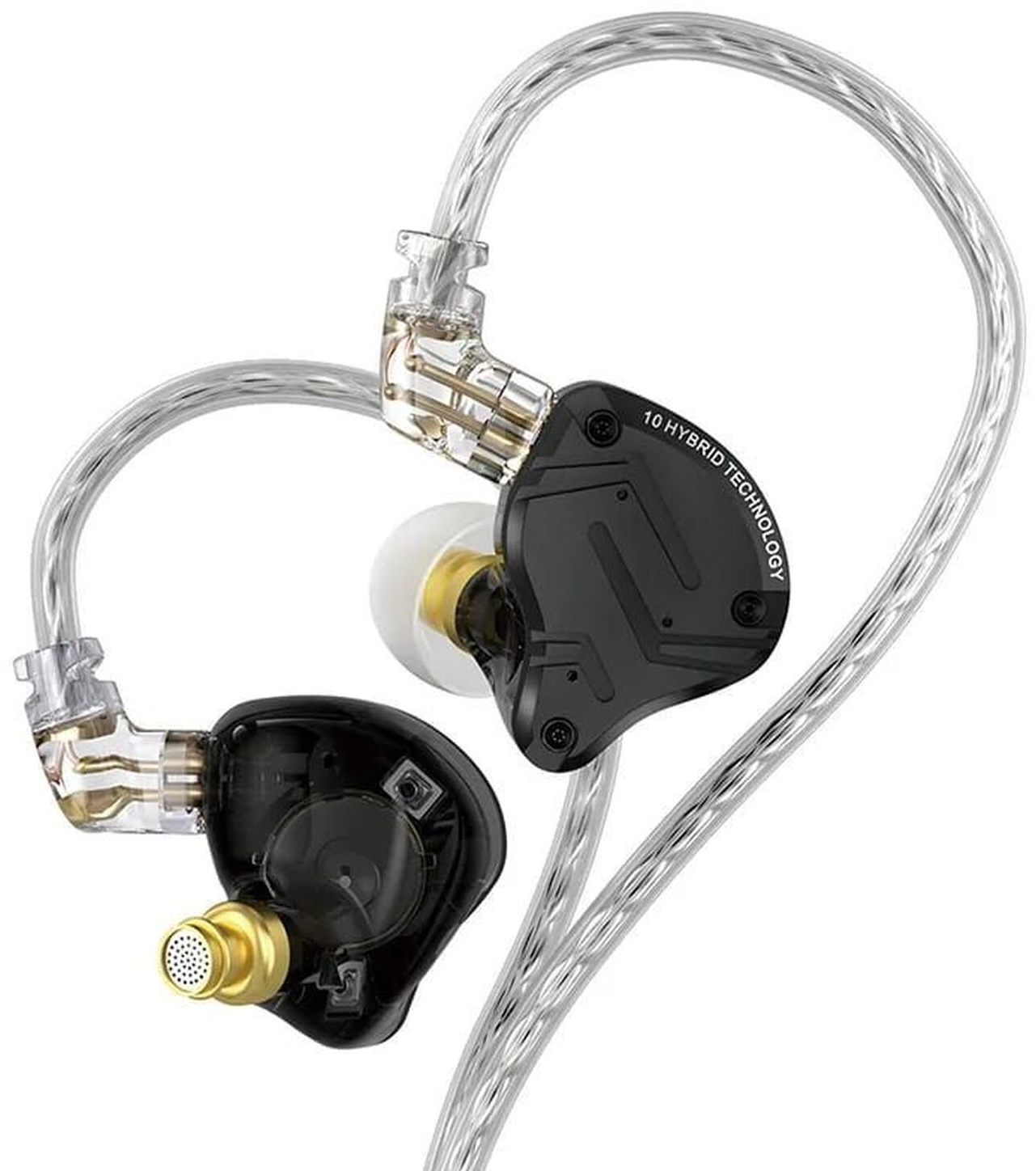 KZ Acoustics Zs10 Pro X - Negro (Con microfono)