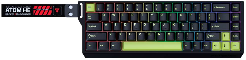 Fantech MK922 ATOM HE68 PRO SuperMaxfit - Switches Magnéticos Emerald (clone) (MK922)