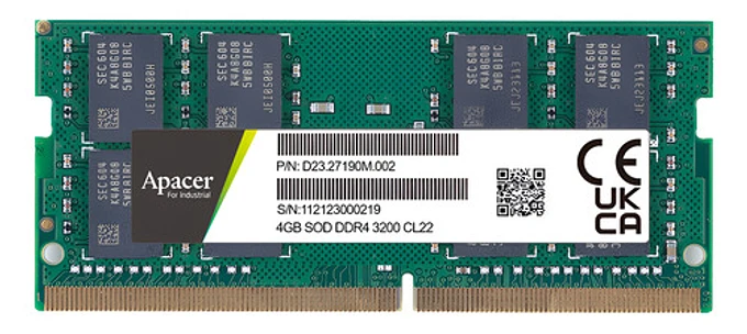 Apacer D23.27190M.002 (1 x 4 GB | SO-DIMM DDR4-3200)