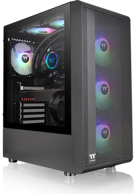 Thermaltake S200 TG ARGB - Negro (CA-1X2-00M1WN-00)
