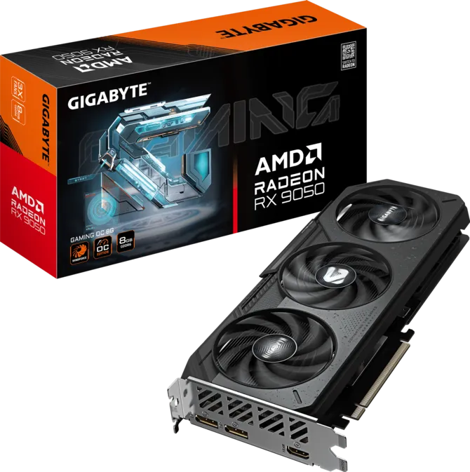 Gigabyte Radeon RX 9050 GAMING OC 8G [GV-R9050GAMING OC-8GD]
