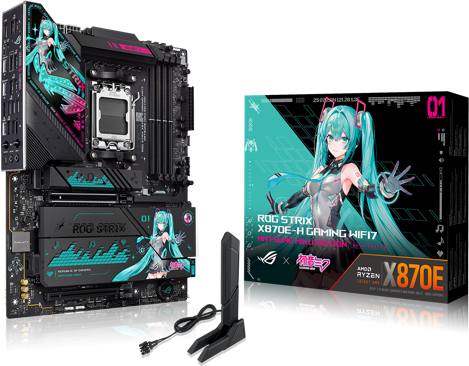 ASUS ROG STRIX X870E-H GAMING WIFI7 HATSUNE MIKU EDITION