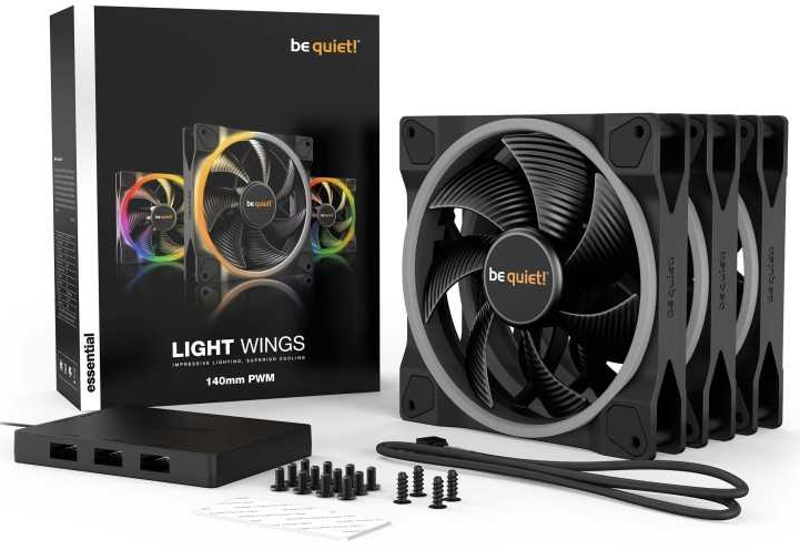 be quiet! Light Wings 140mm PWM 3-Pack [BL078]
