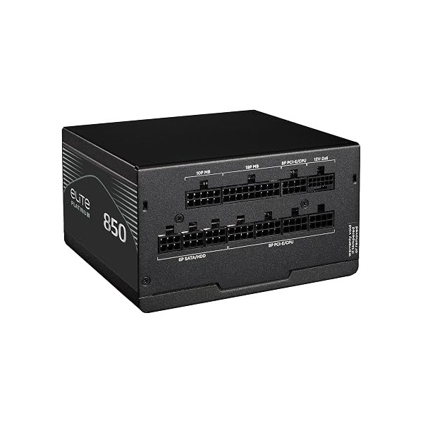 Cooler Master Elite Platinum 850 - Sin enchufe (MPE-85F1-AFP-C3B0CNP) (850 W)