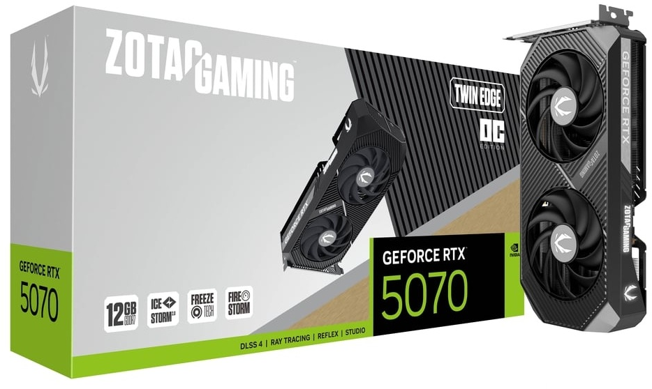 Zotac GAMING GeForce RTX 5070 Twin Edge OC (clone) [ZT-B50700H-10P]