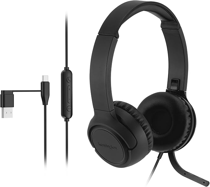 Kensington USB Hi-Fi Headphones with Mic (clone) (27567 - K97601WW)