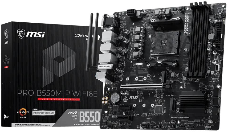 MSI PRO B550M-P WIFI6E